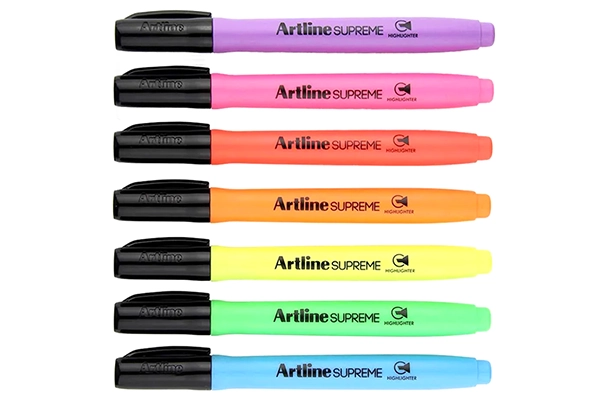 Bút Dạ Quang Thân Tròn Artline Supreme EPF-600